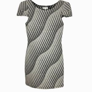 Silence + Noise Body Con Geometric Dress Sz M